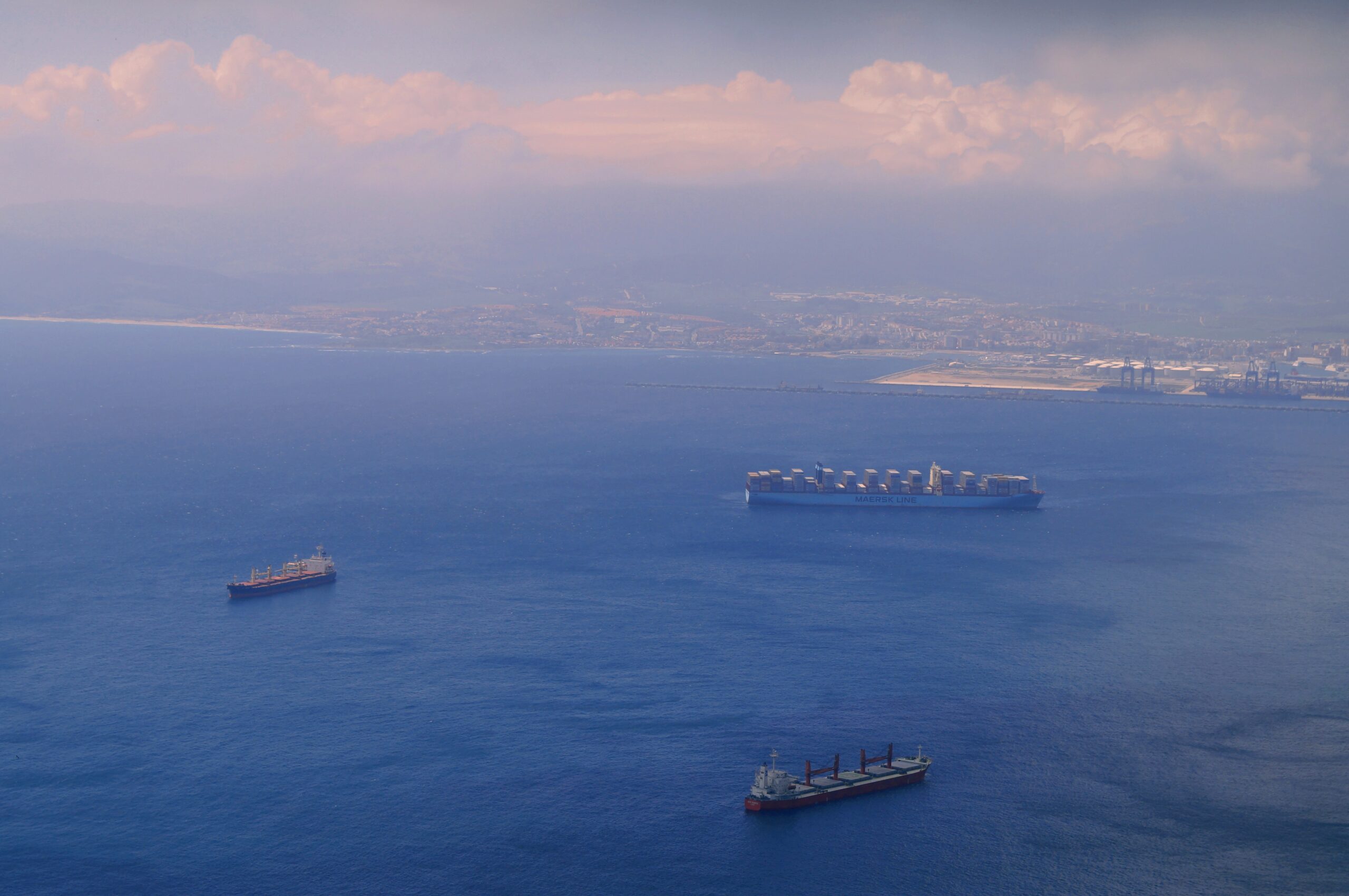 Ships in sea